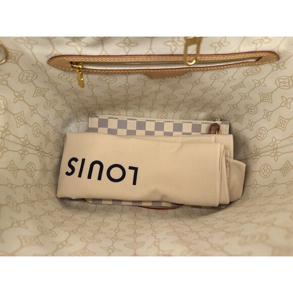 NIB Louis Vuitton Neverfull MM Nautical Azur N40471 💯% Authentic 🏅 - Picture 14 of 16